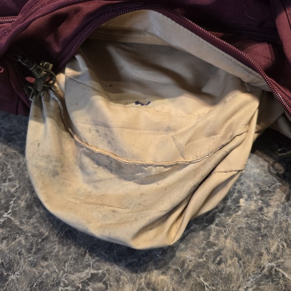 Travelon Anti-Theft Burgundy Round Hobo Bag  Purse - Picture 5 of 9